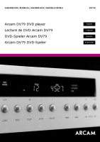 Arcam DV-79 - Owners Manual 